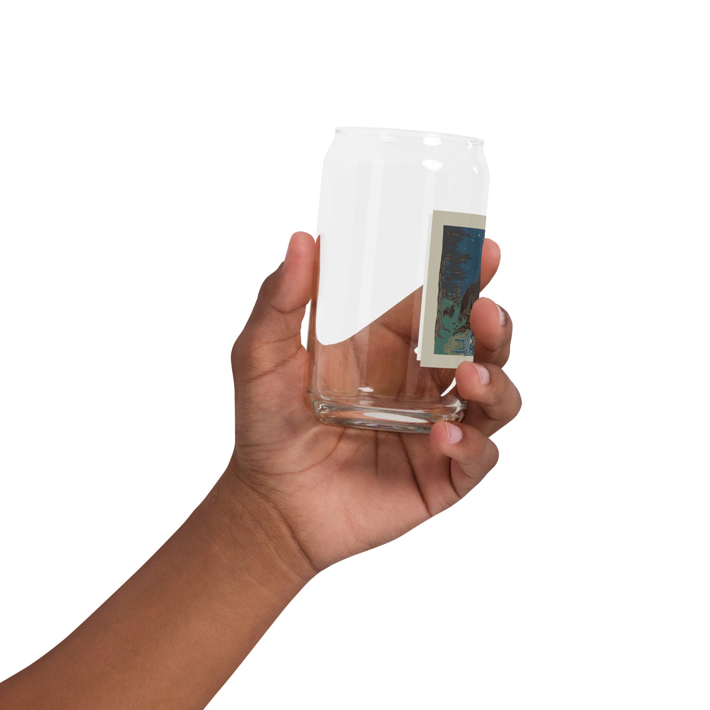 Mishawaka Bear Can-Shaped Glass