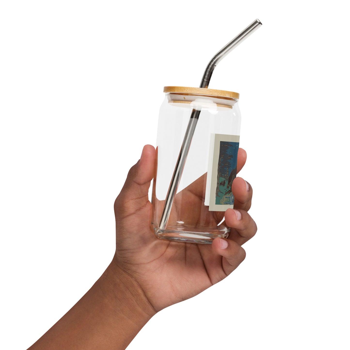 Mishawaka Bear Can-Shaped Glass
