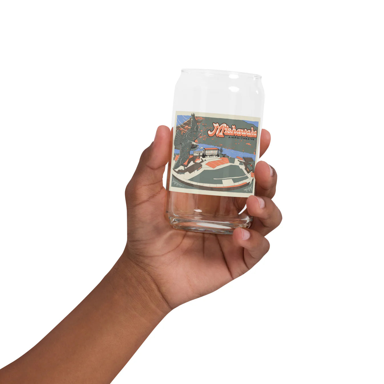 Mishawaka Can-Shaped Glasses