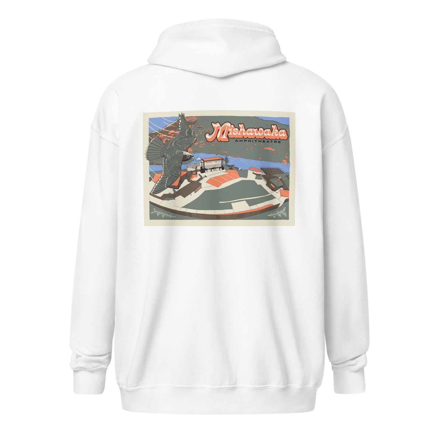 Mishawaka Falcon Zip Hoodie