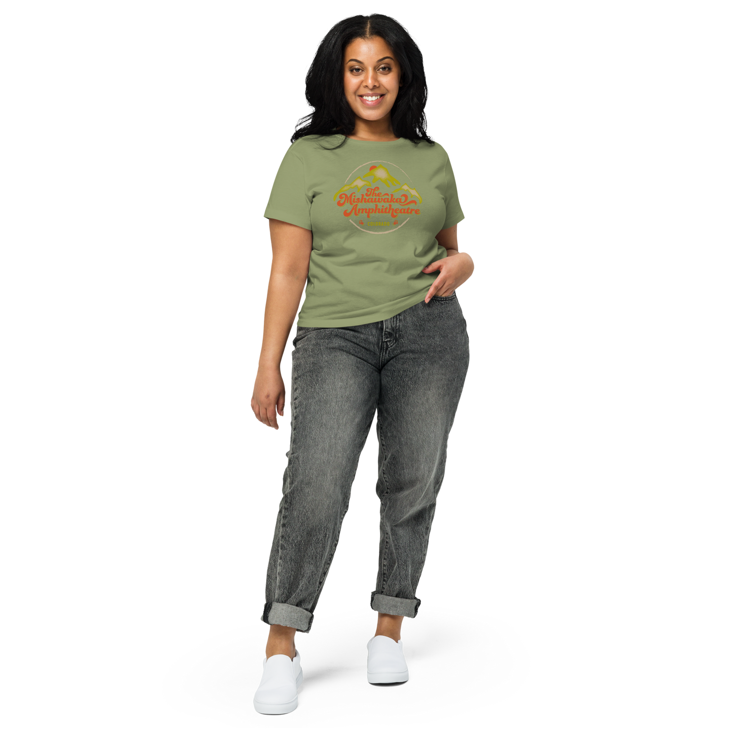 Mishawaka Mountains Women’s Cropped T-Shirt