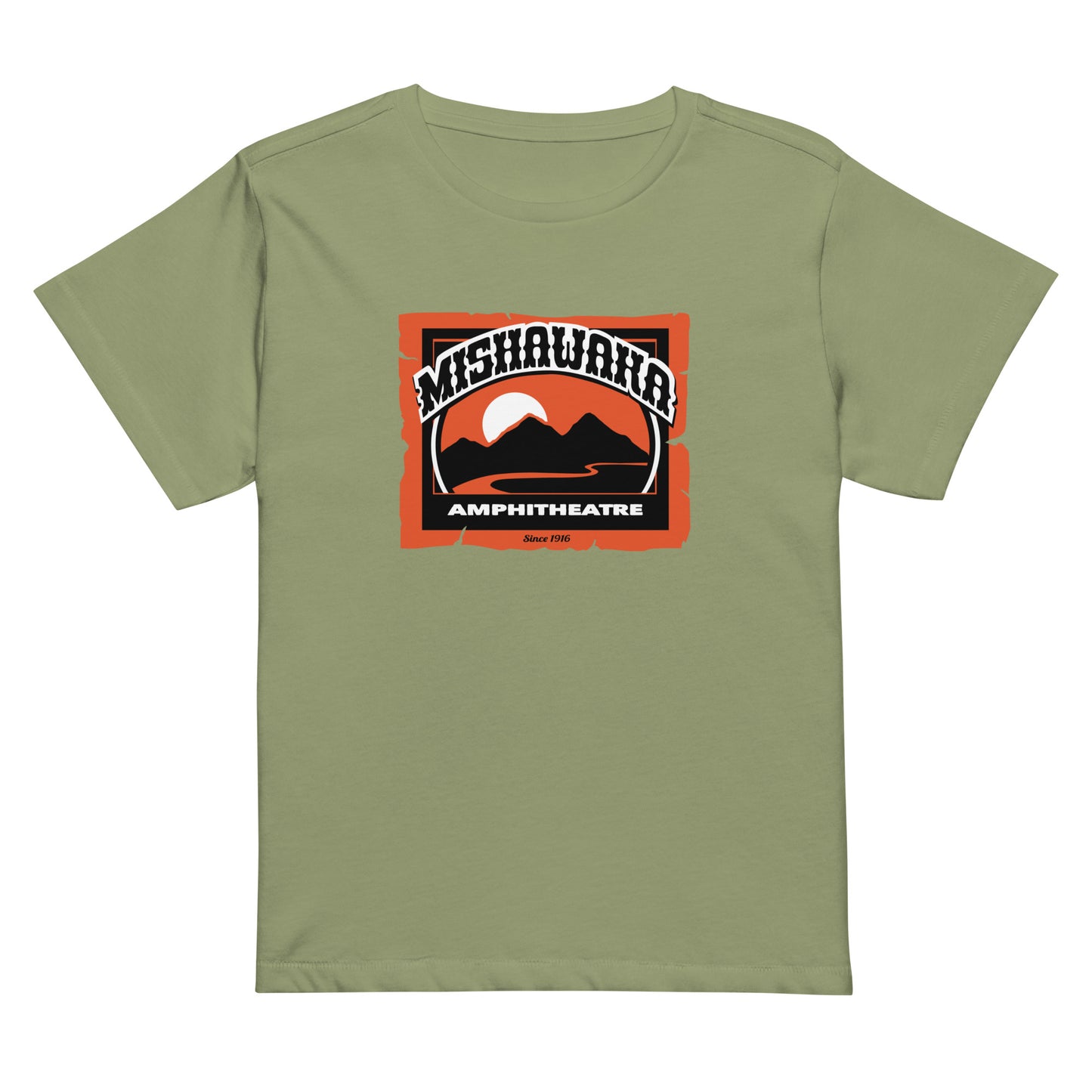 Mishawaka Logo Women’s High-Waisted T-Shirt