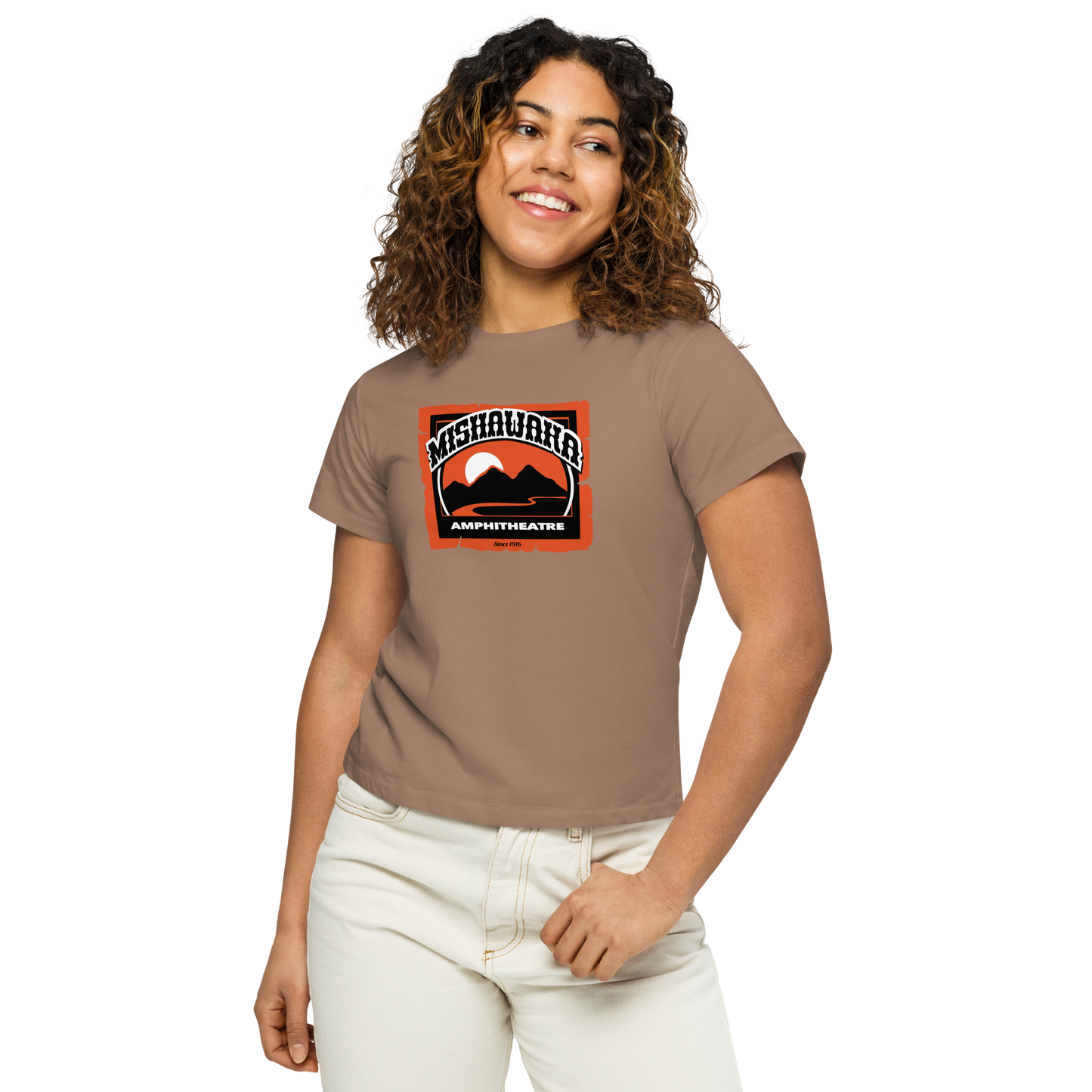 Mishawaka Logo Women’s High Waisted T-Shirt