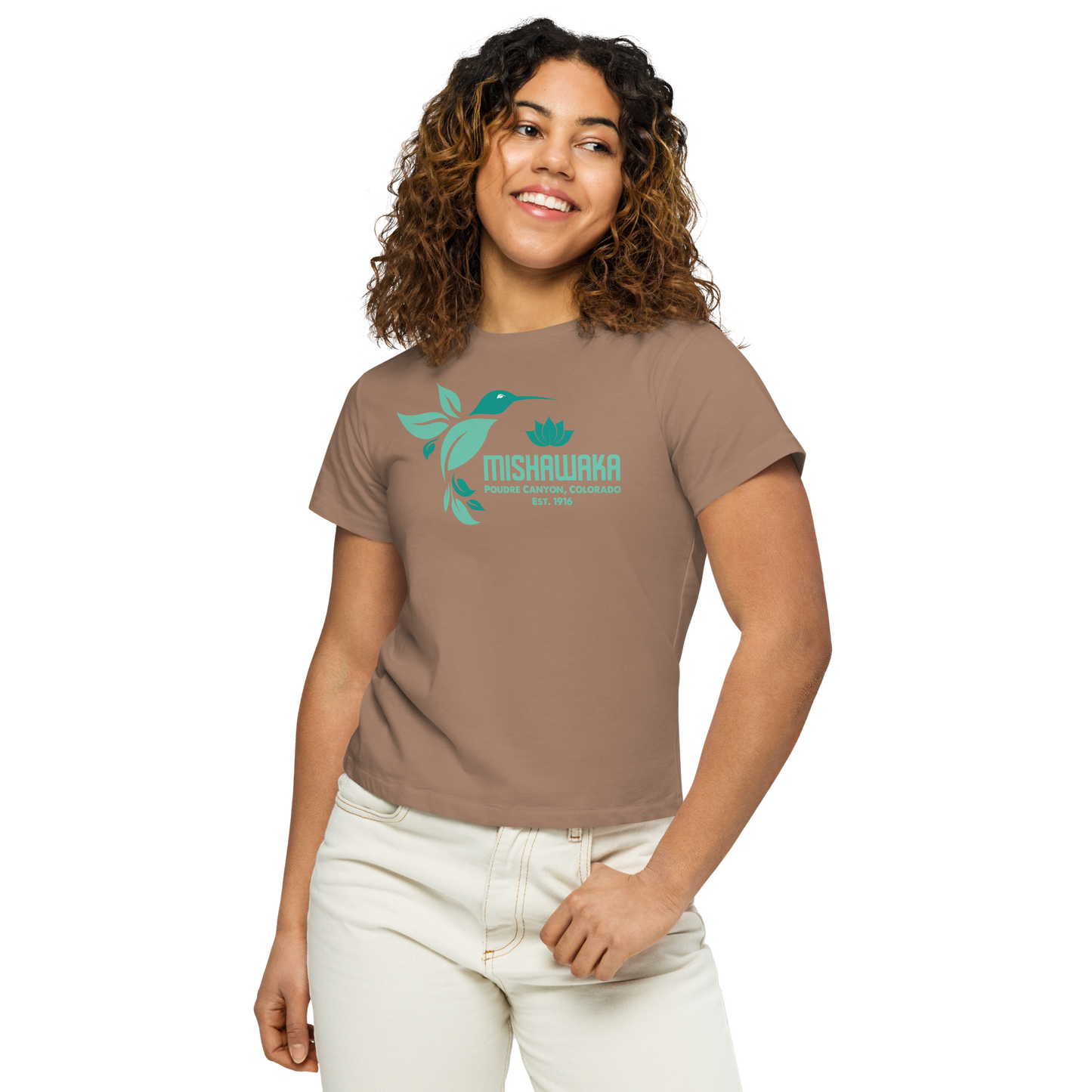 Mishawaka Hummingbird Women’s High-Waisted T-Shirt