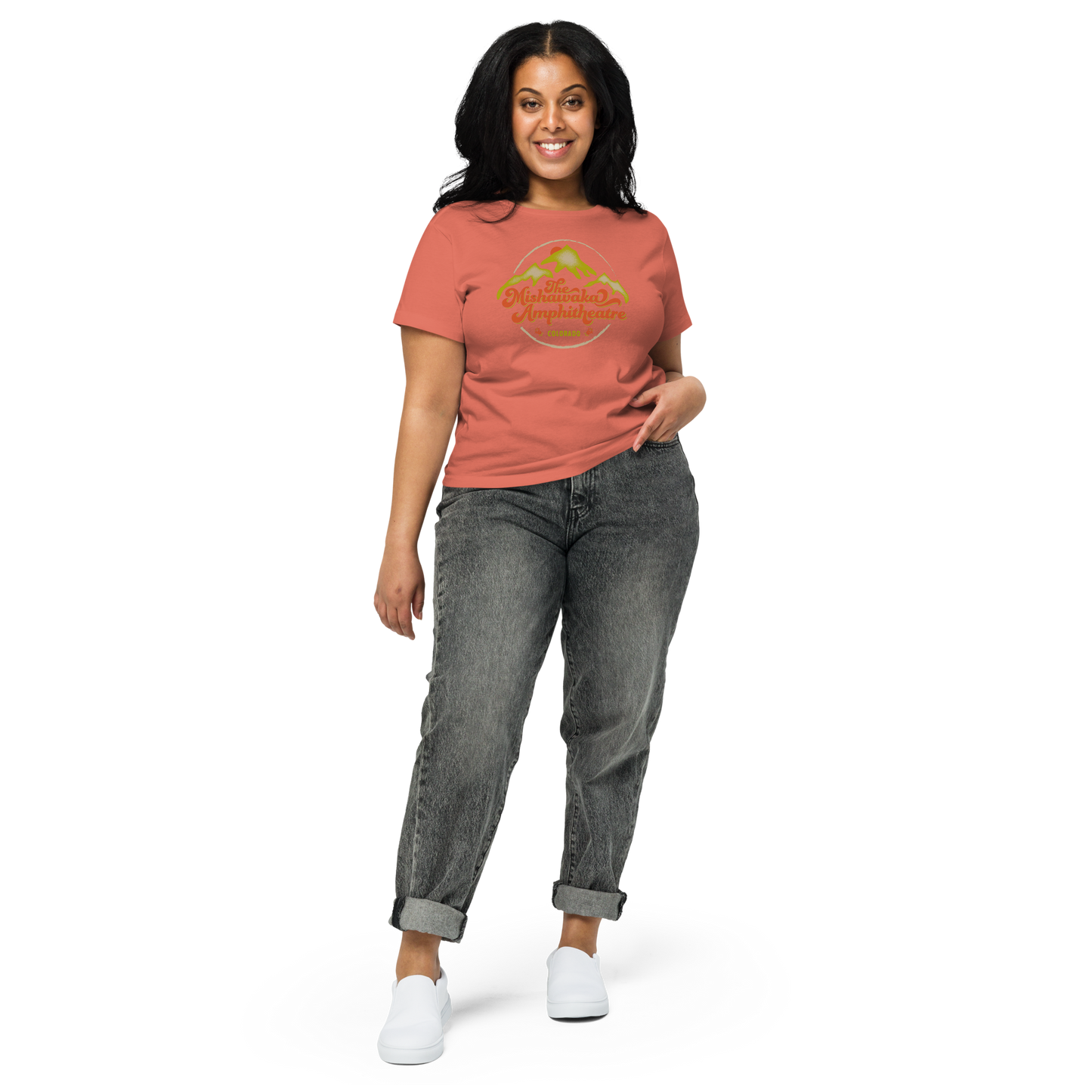 Mishawaka Mountains Women’s Cropped T-Shirt