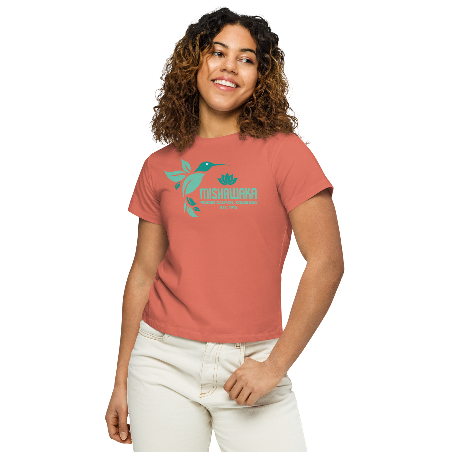 Mishawaka Hummingbird Women’s High-Waisted T-Shirt