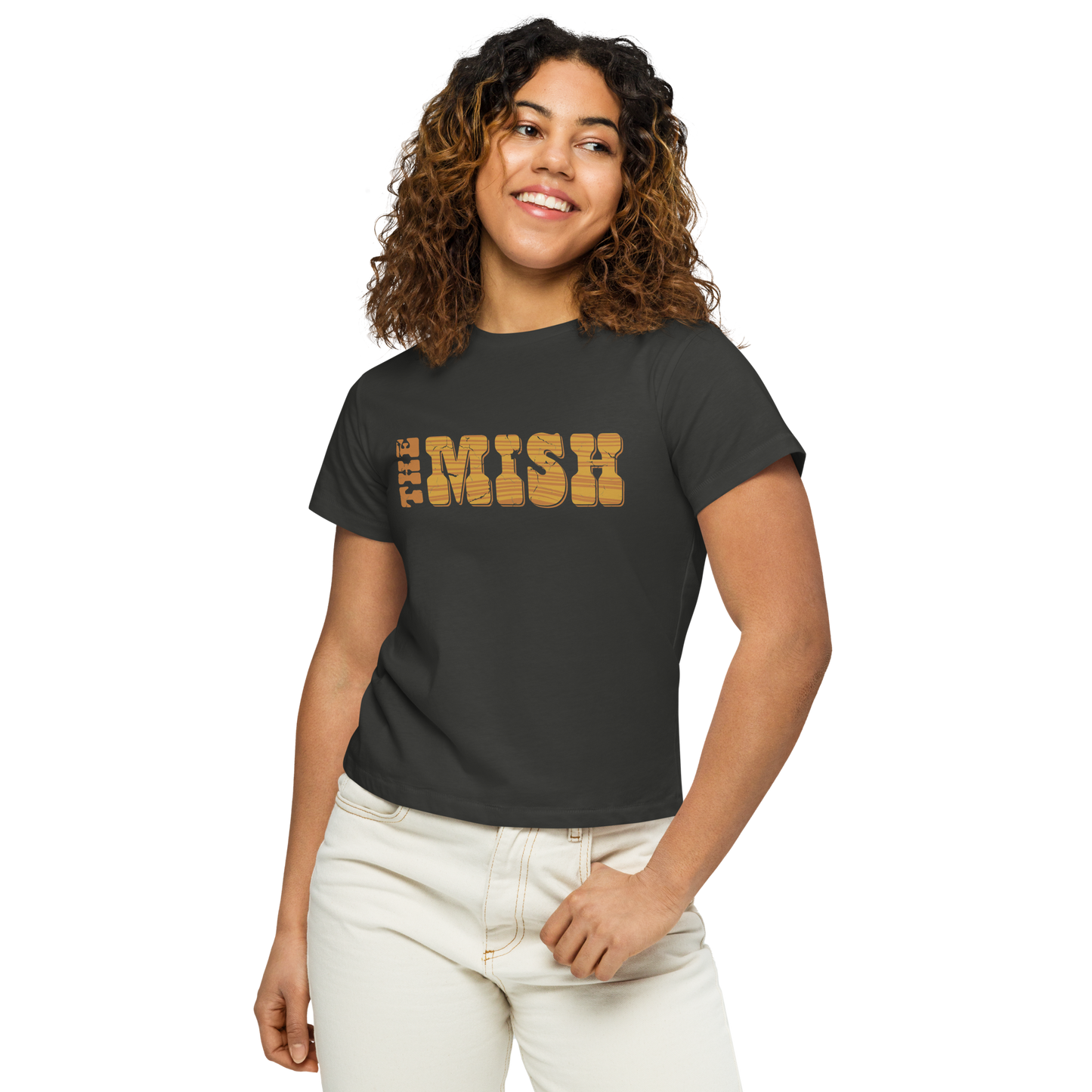 The Mish Wood Women’s High-Waisted T-Shirt