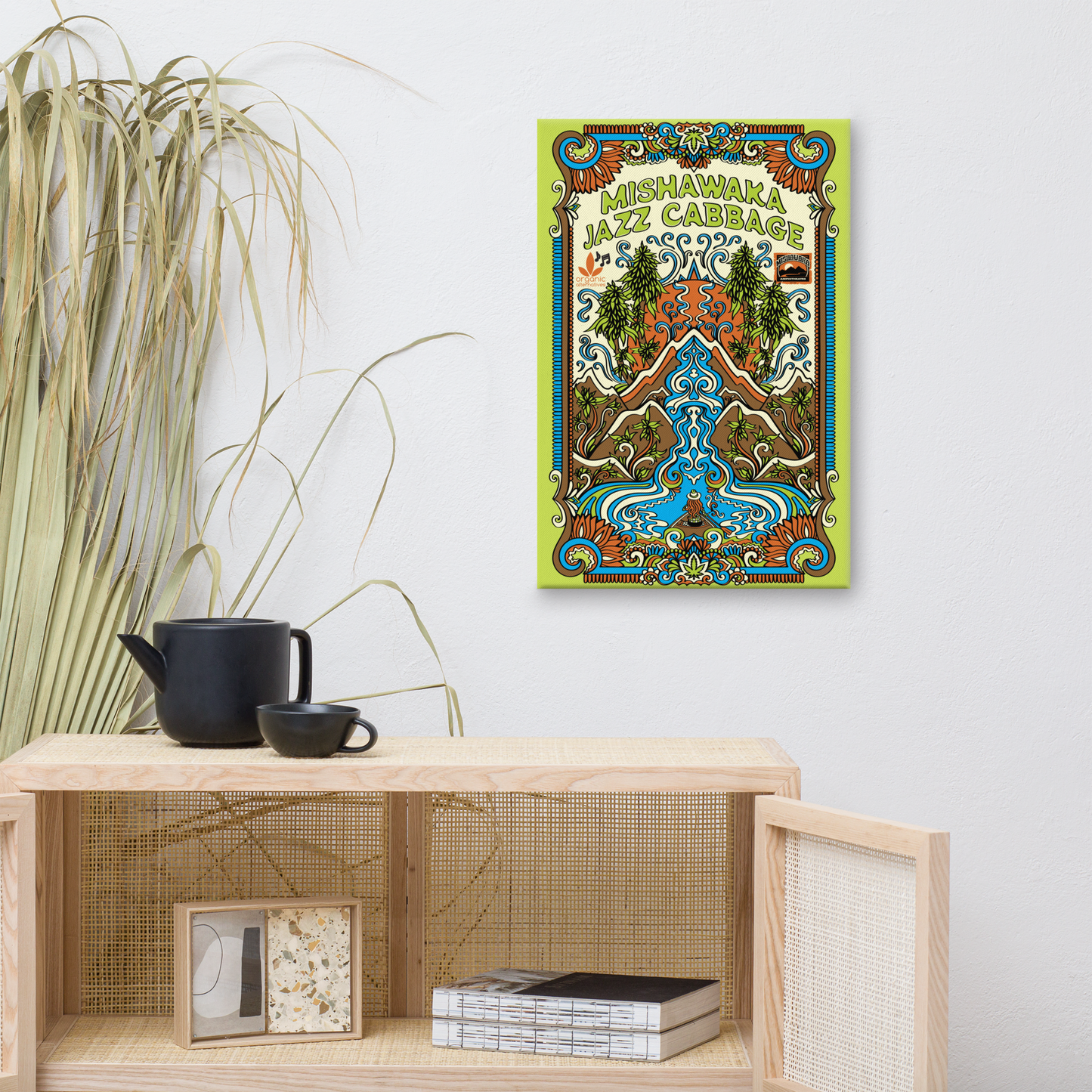 Mishawaka Jazz Cabbage Canvas