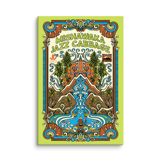 Mishawaka Jazz Cabbage Canvas