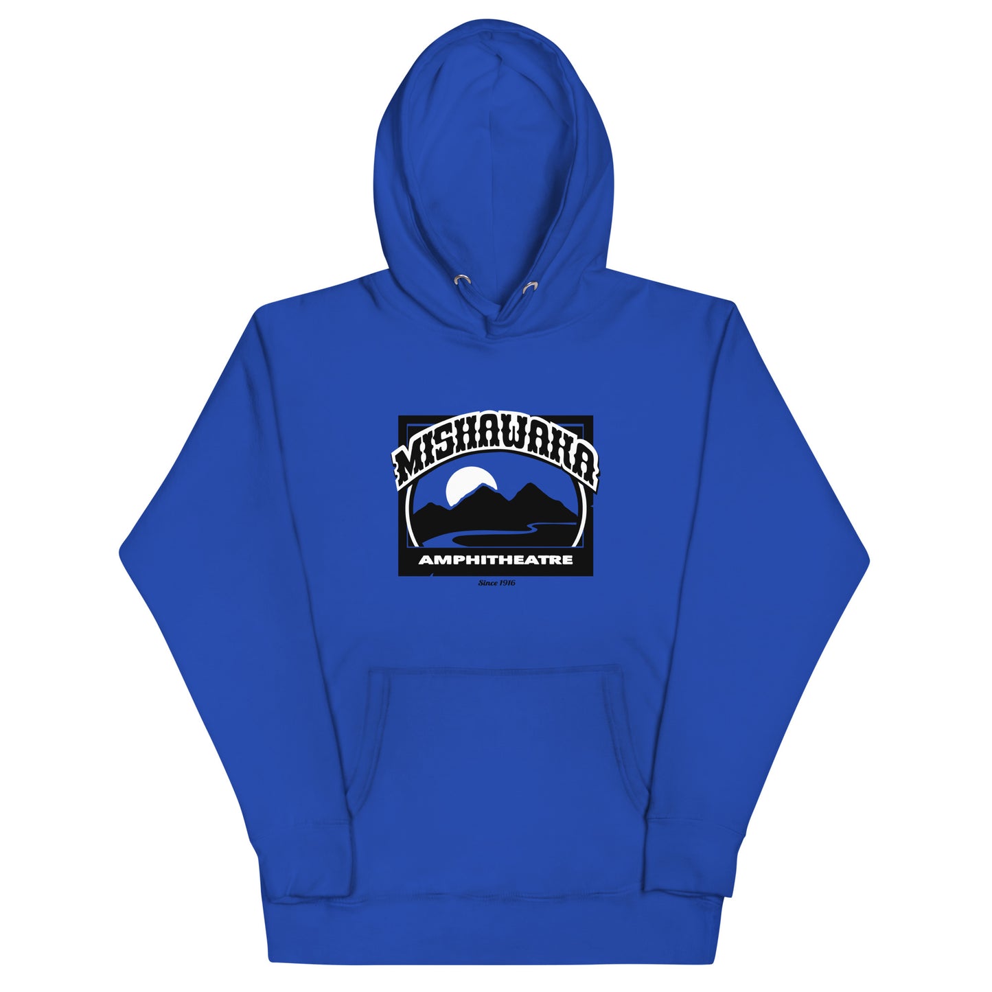 Mishawaka B/W Logo Pullover Hoodie