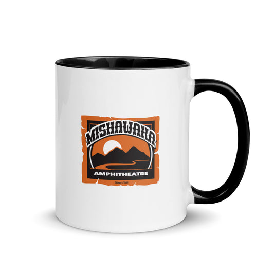 Mishawaka Logo White Mug With Color Inside