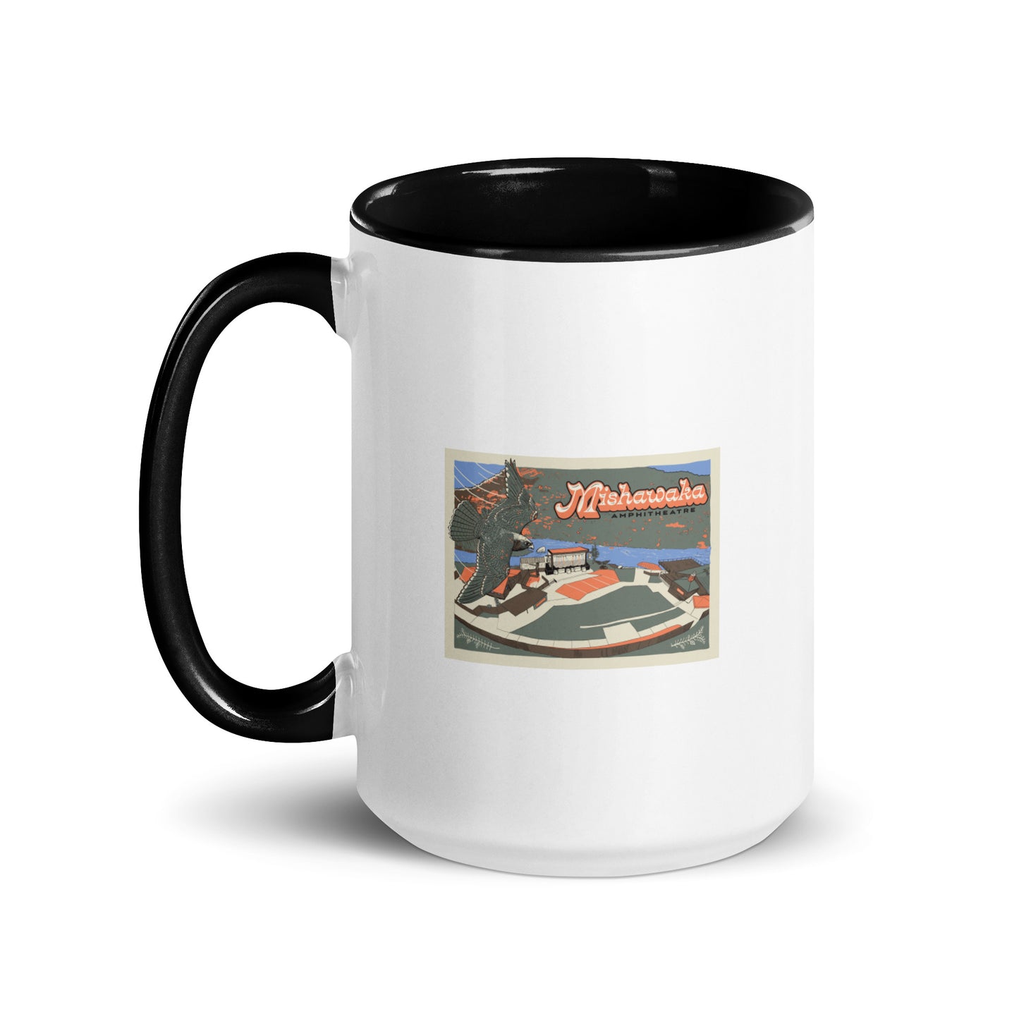 Mishawaka Falcon Mug With Color Inside