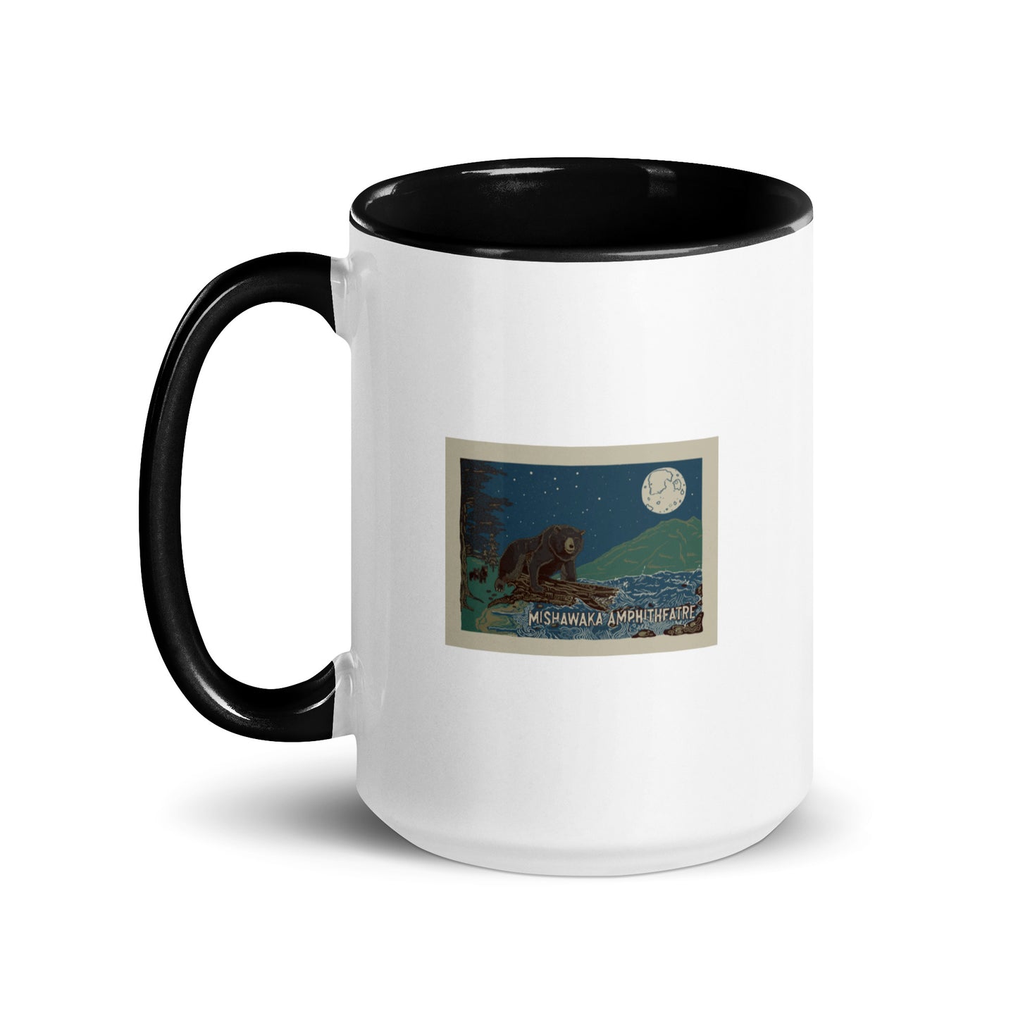 Mishawaka Bear Mug with Color Inside