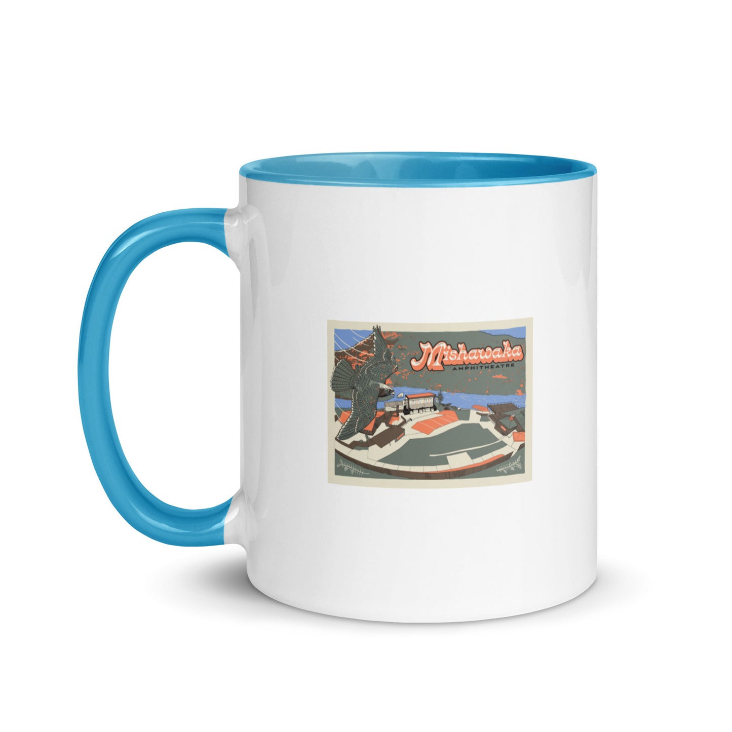 Mishawaka Falcon Mug With Color Inside