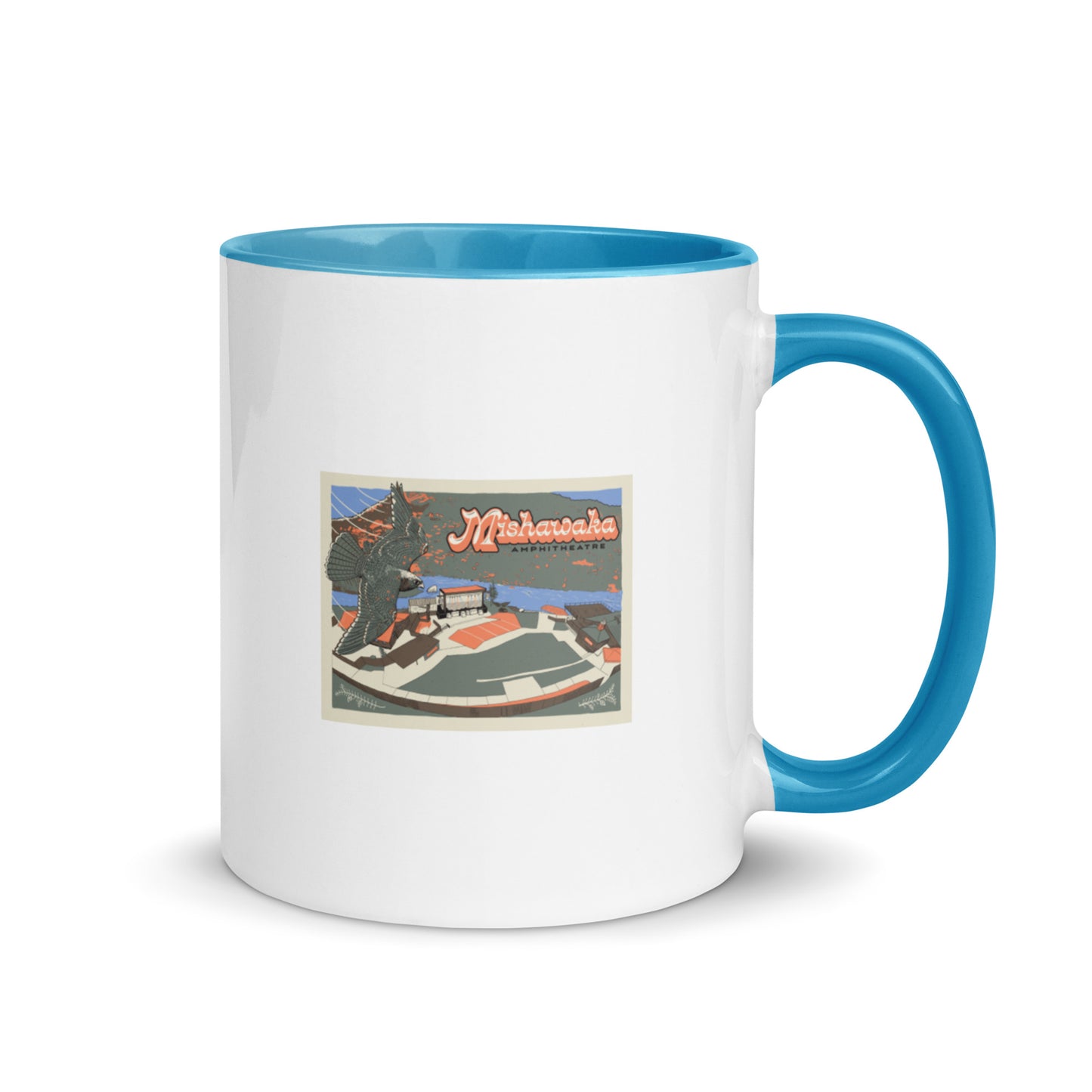 Mishawaka Falcon Mug With Color Inside