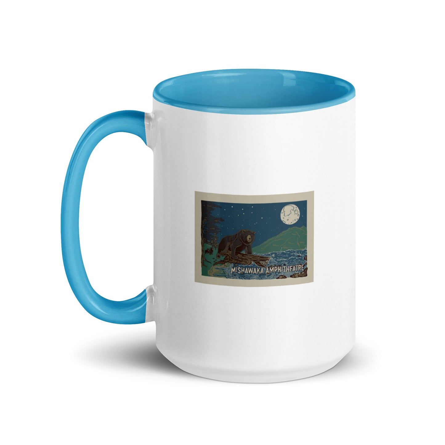 Mishawaka Bear Mug with Color Inside