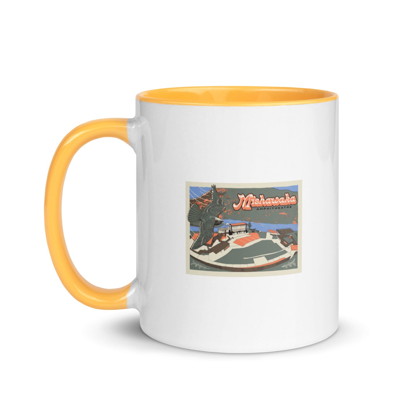 Mishawaka Falcon Mug With Color Inside