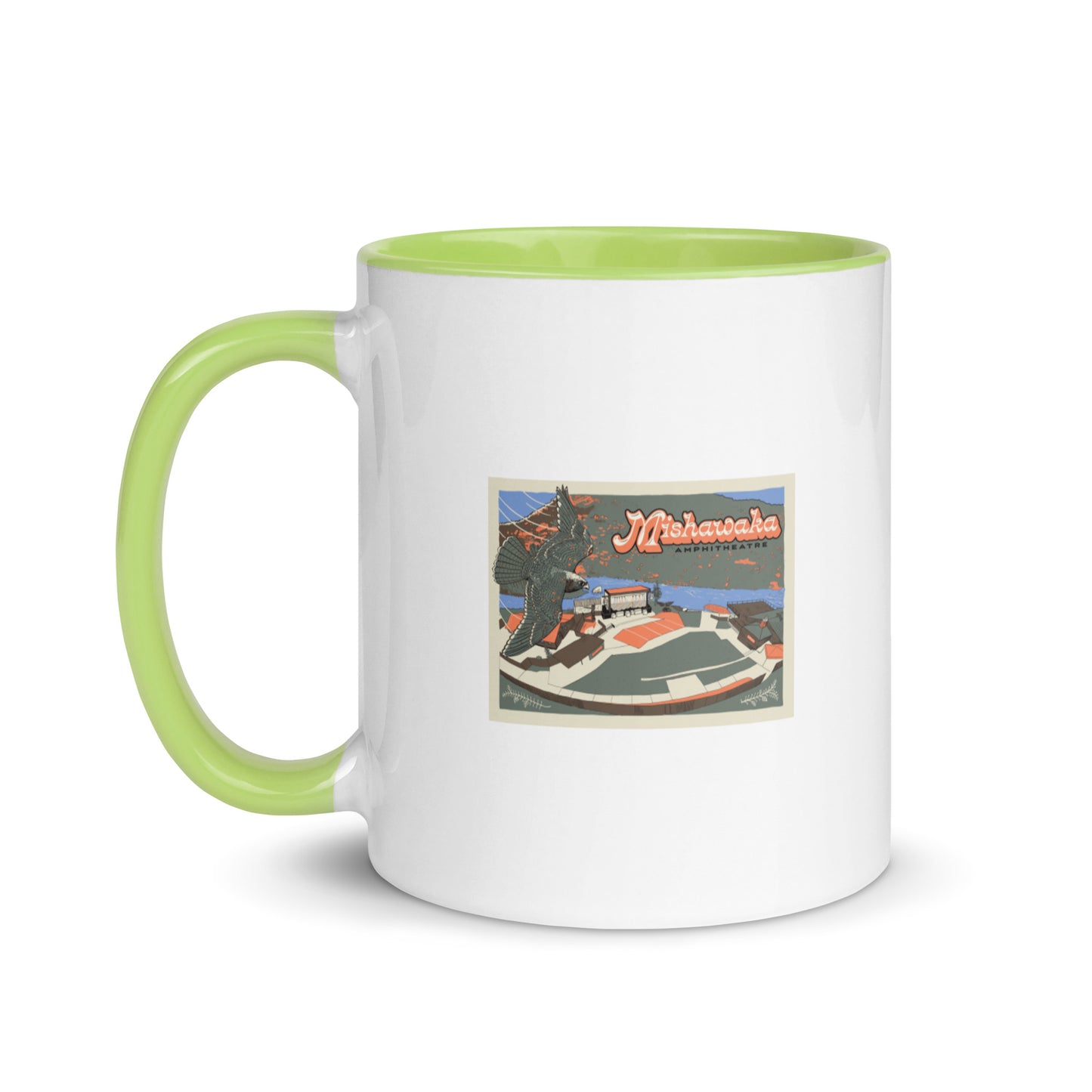 Mishawaka Falcon Mug With Color Inside