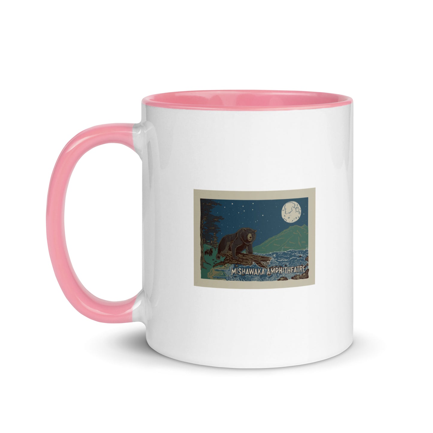 Mishawaka Bear Mug with Color Inside