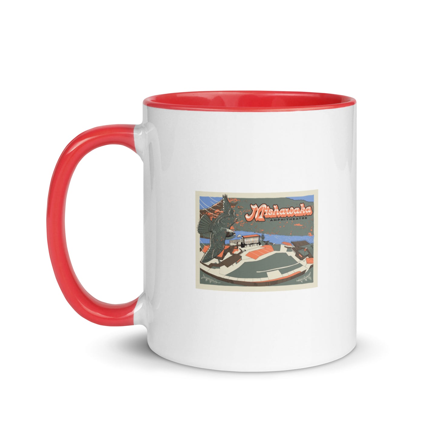 Mishawaka Falcon Mug With Color Inside