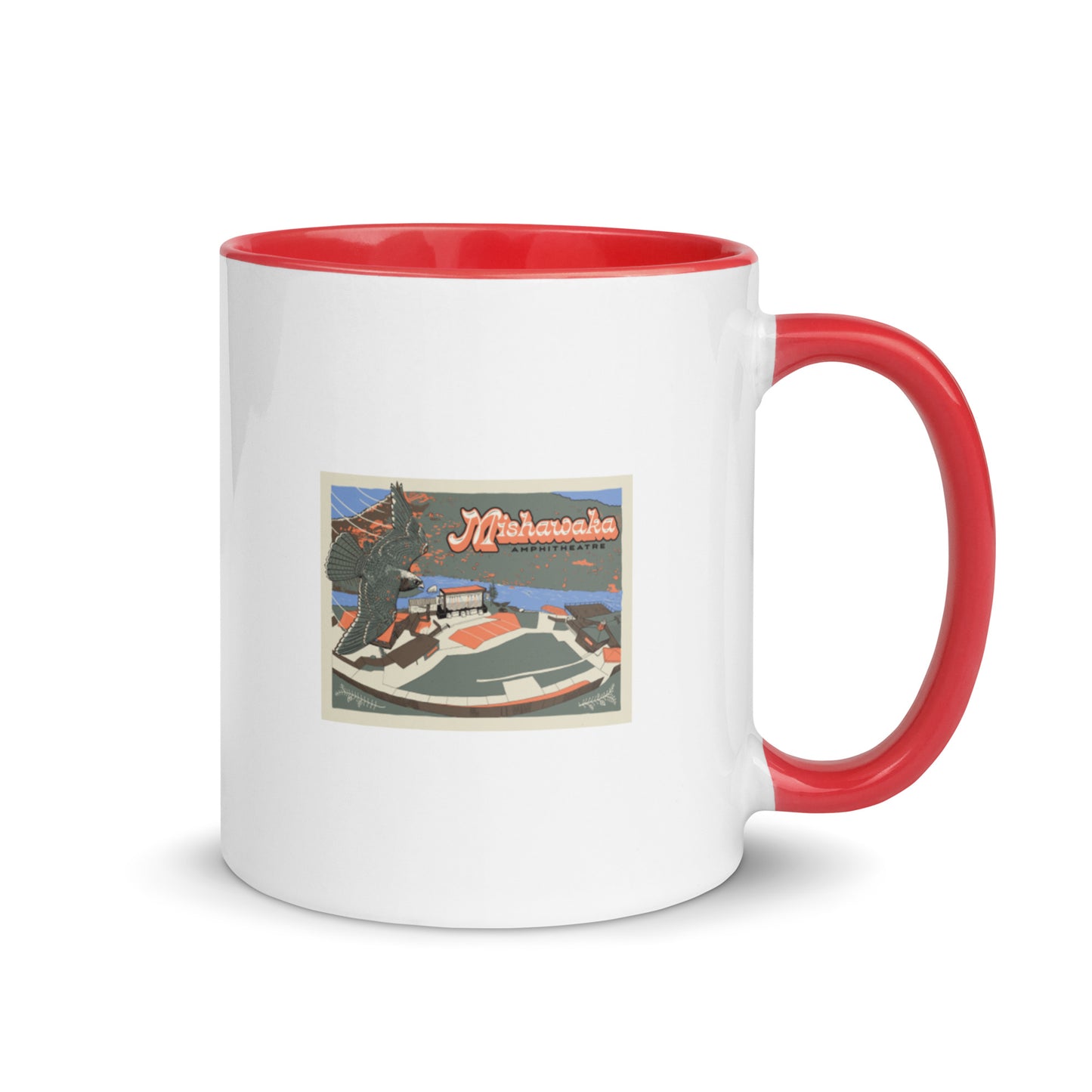 Mishawaka Falcon Mug With Color Inside