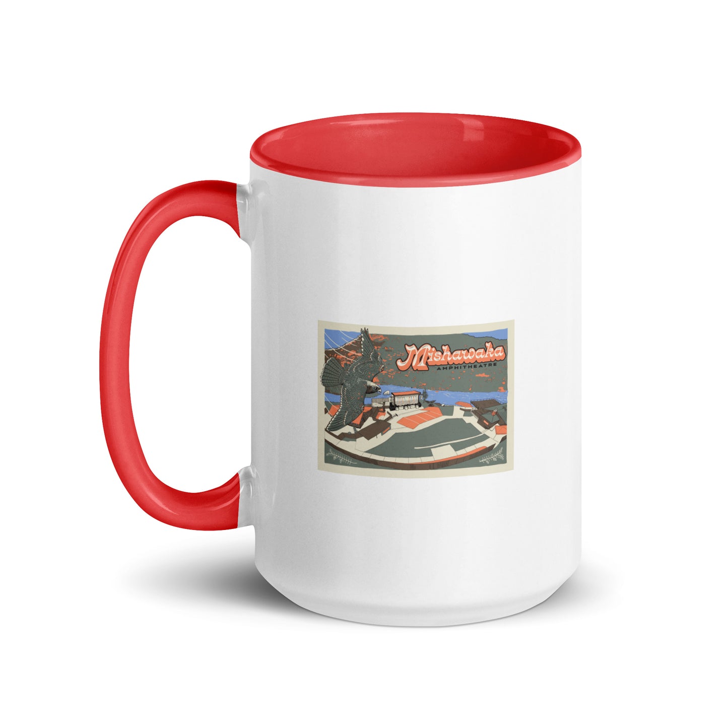 Mishawaka Falcon Mug With Color Inside