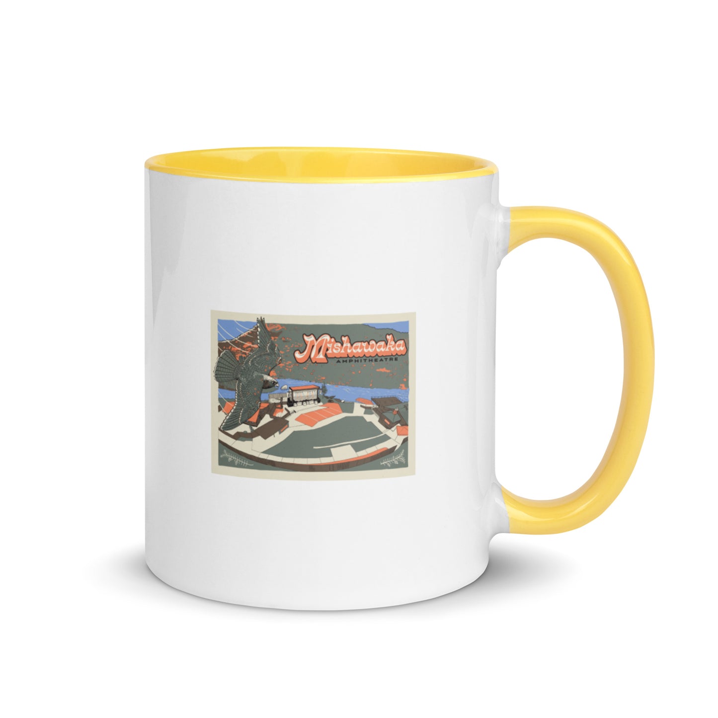 Mishawaka Falcon Mug With Color Inside