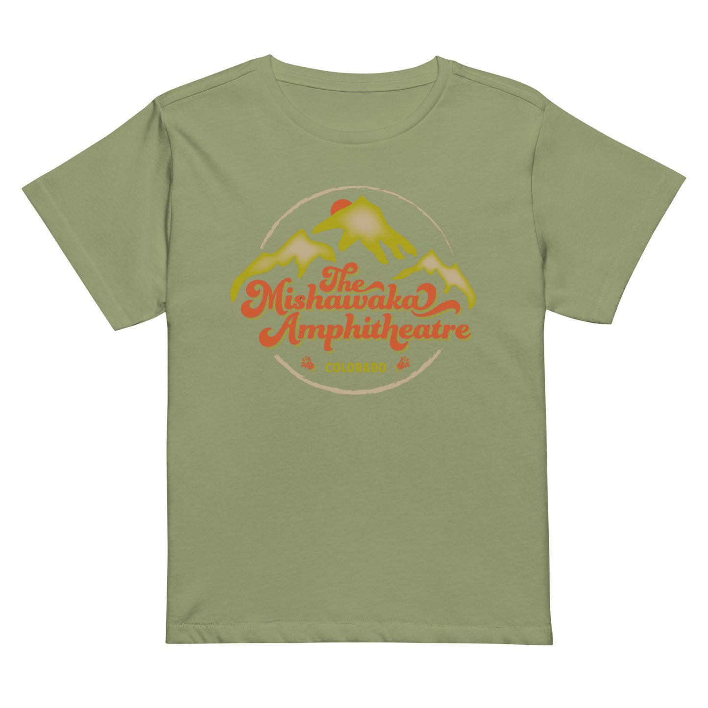 Mishawaka Mountains Women’s High-Waisted T-Shirt