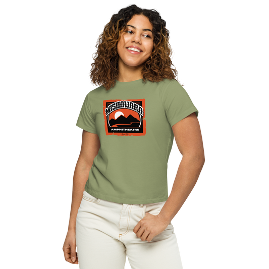 Mishawaka Logo Women’s High-Waisted T-Shirt