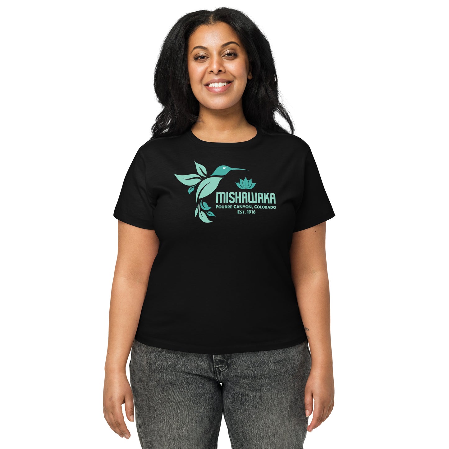 Mishawaka Hummingbird Women’s High-Waisted T-Shirt