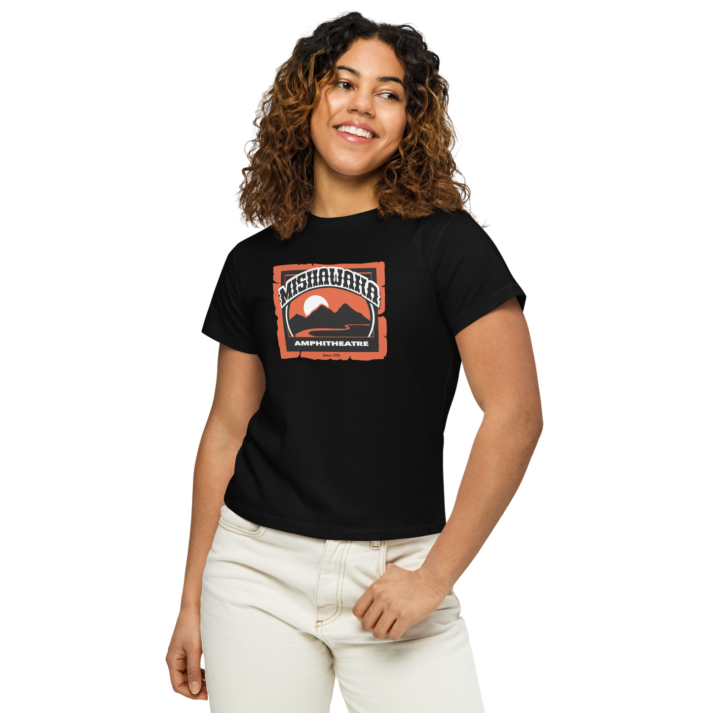 Mishawaka Logo Women’s High Waisted T-Shirt