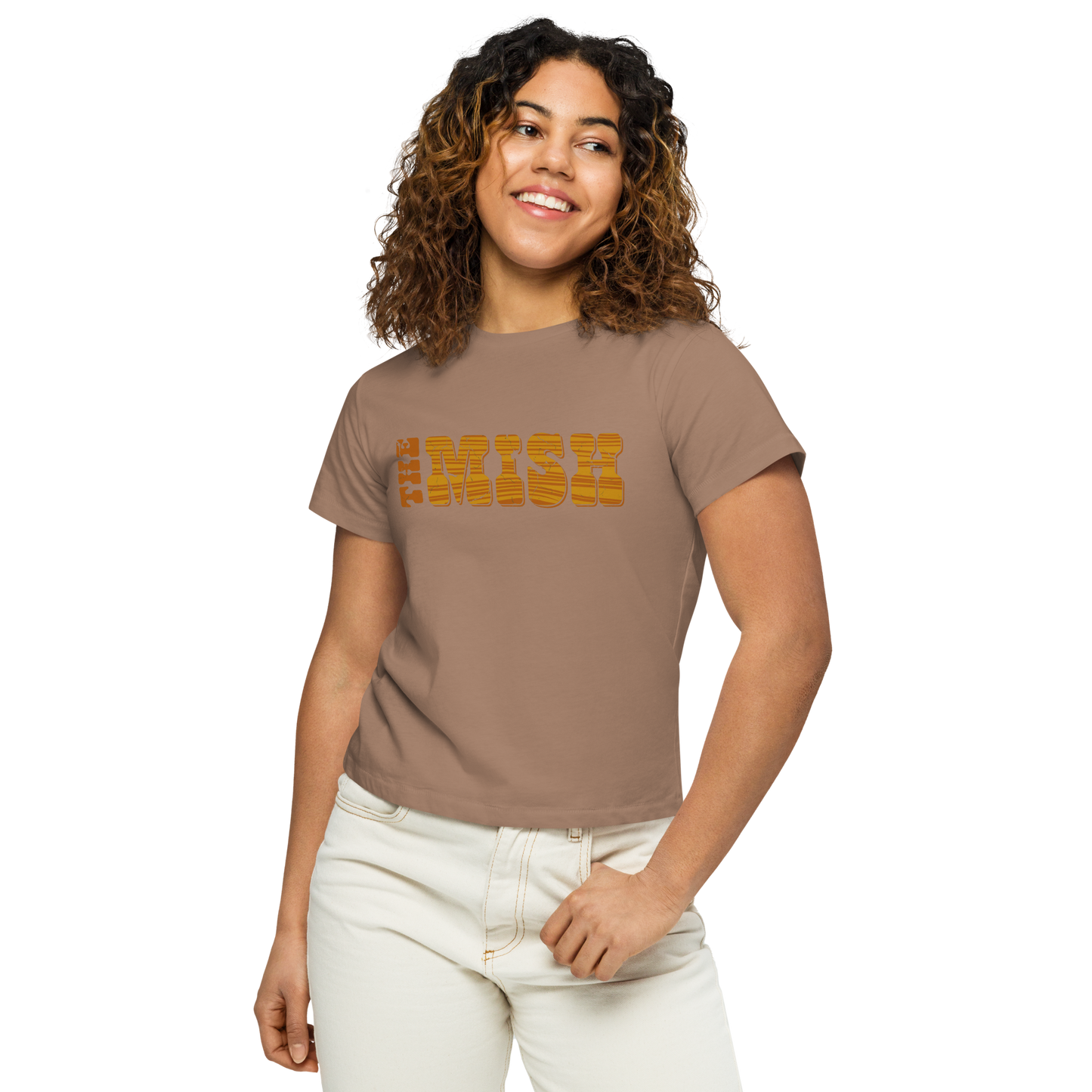 The Mish Wood Women’s High-Waisted T-Shirt