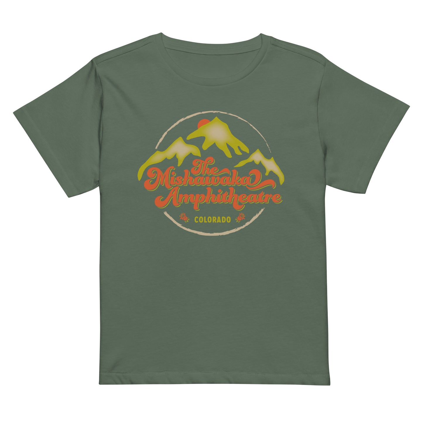 Mishawaka Mountains Women’s High-Waisted T-Shirt