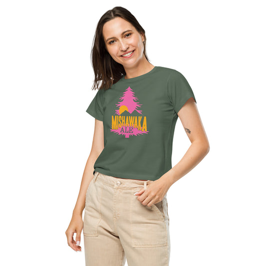 Mishawaka Ale Women’s High-Waisted T-Shirt