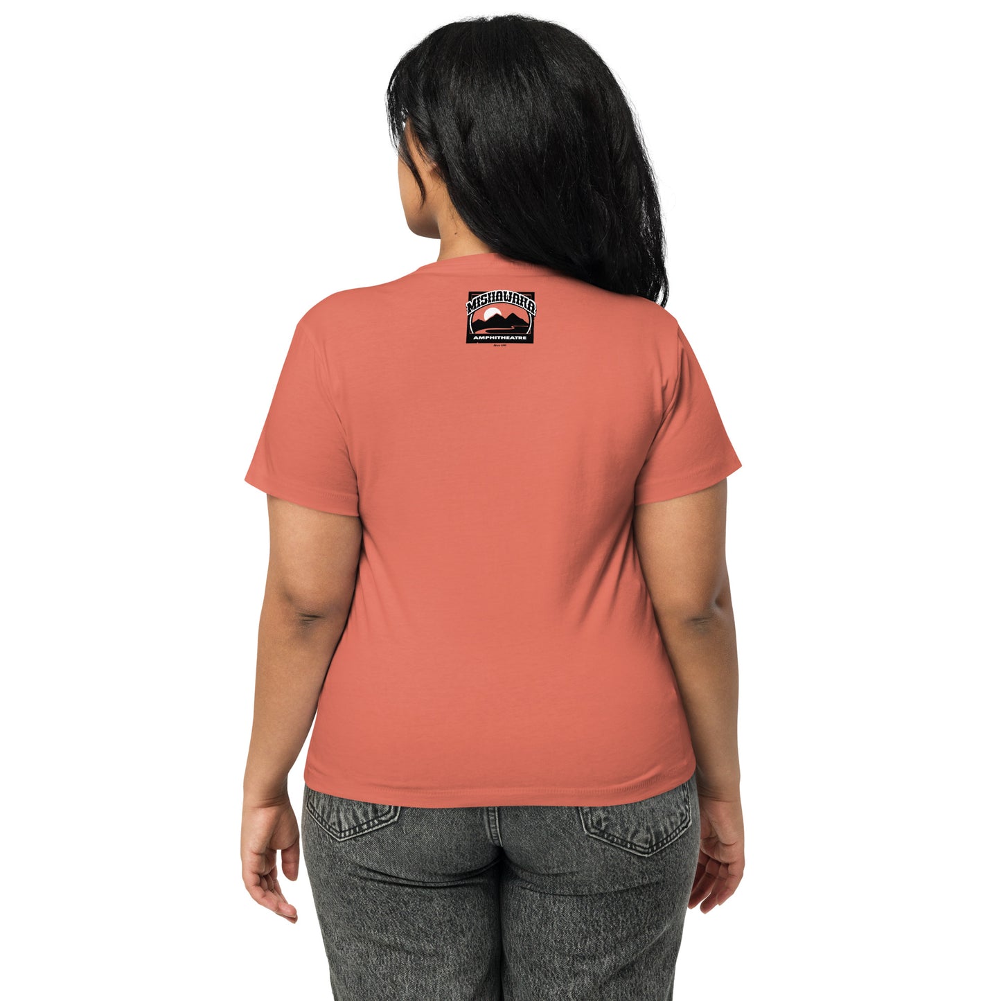 Luna Mothra Red/Orange Women’s High-Waisted T-Shirt