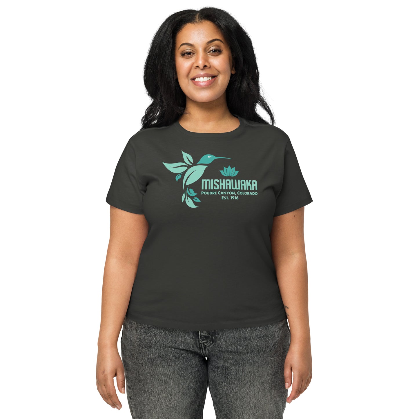 Mishawaka Hummingbird Women’s High-Waisted T-Shirt