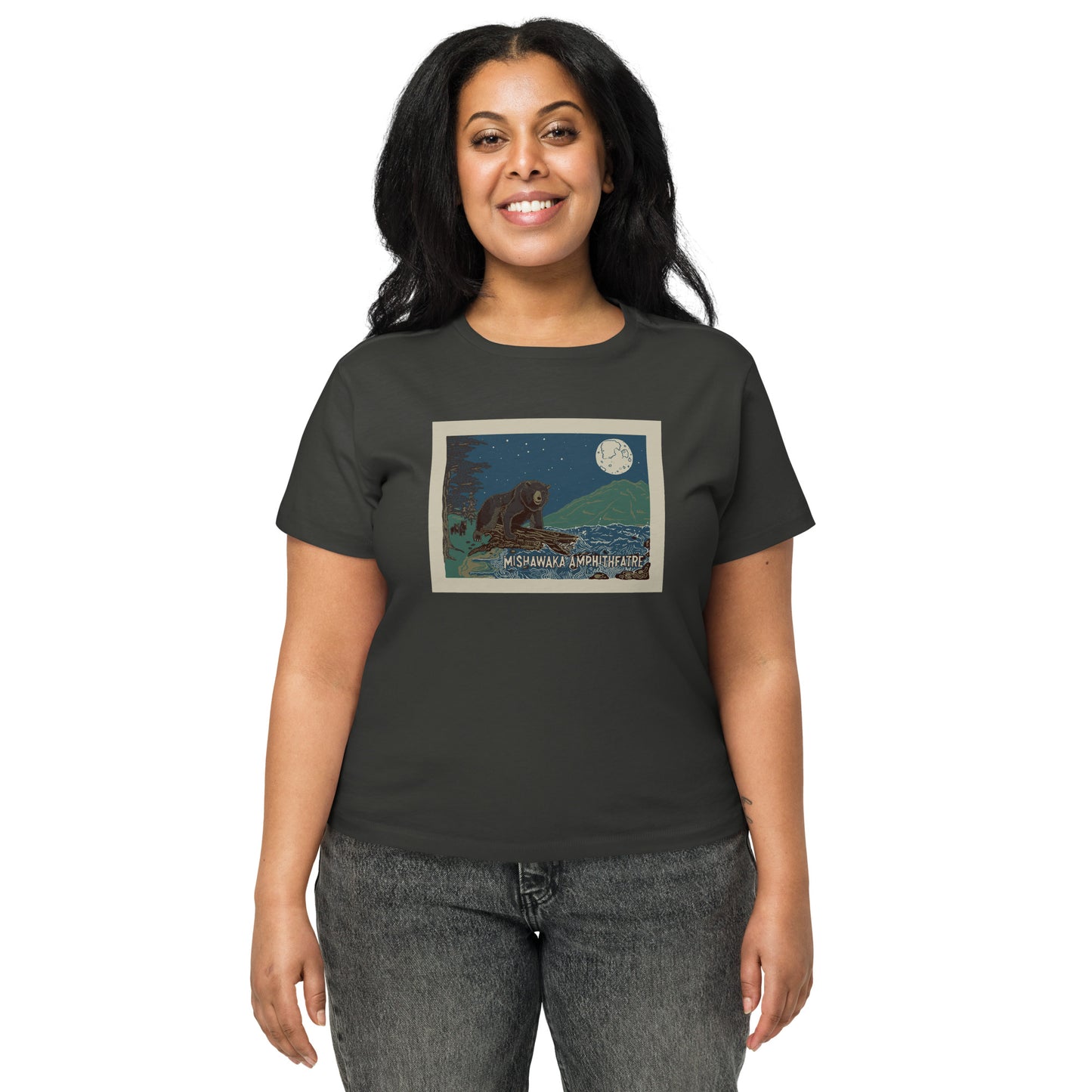 Mishawaka Bear Women’s High-Waisted T-Shirt