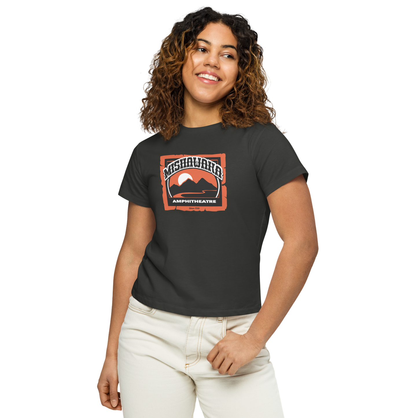 Mishawaka Logo Women’s High Waisted T-Shirt